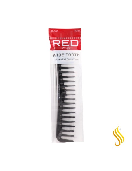 Red Kiss Wide Tooth Comb Peine